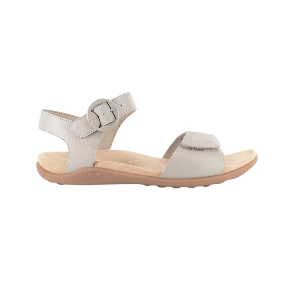 Strive Bay – Women’s Supportive Comfort Sandal (Latte)